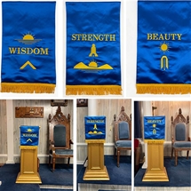 Masonic Pedestal Covers